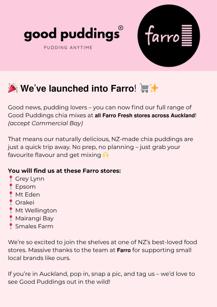 We've launched into Farro 🛒✨