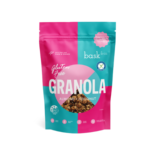 Bask & Co Almond & Coconut Gluten Free Granola