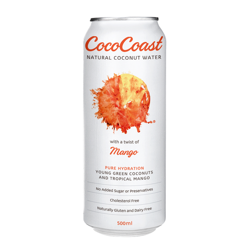 CocoCoast Mango Coconut Water 500ml