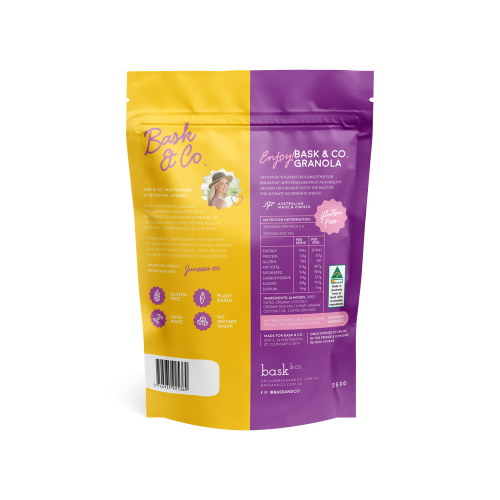 Bask & Co Caramel Coffee Gluten Free Granola