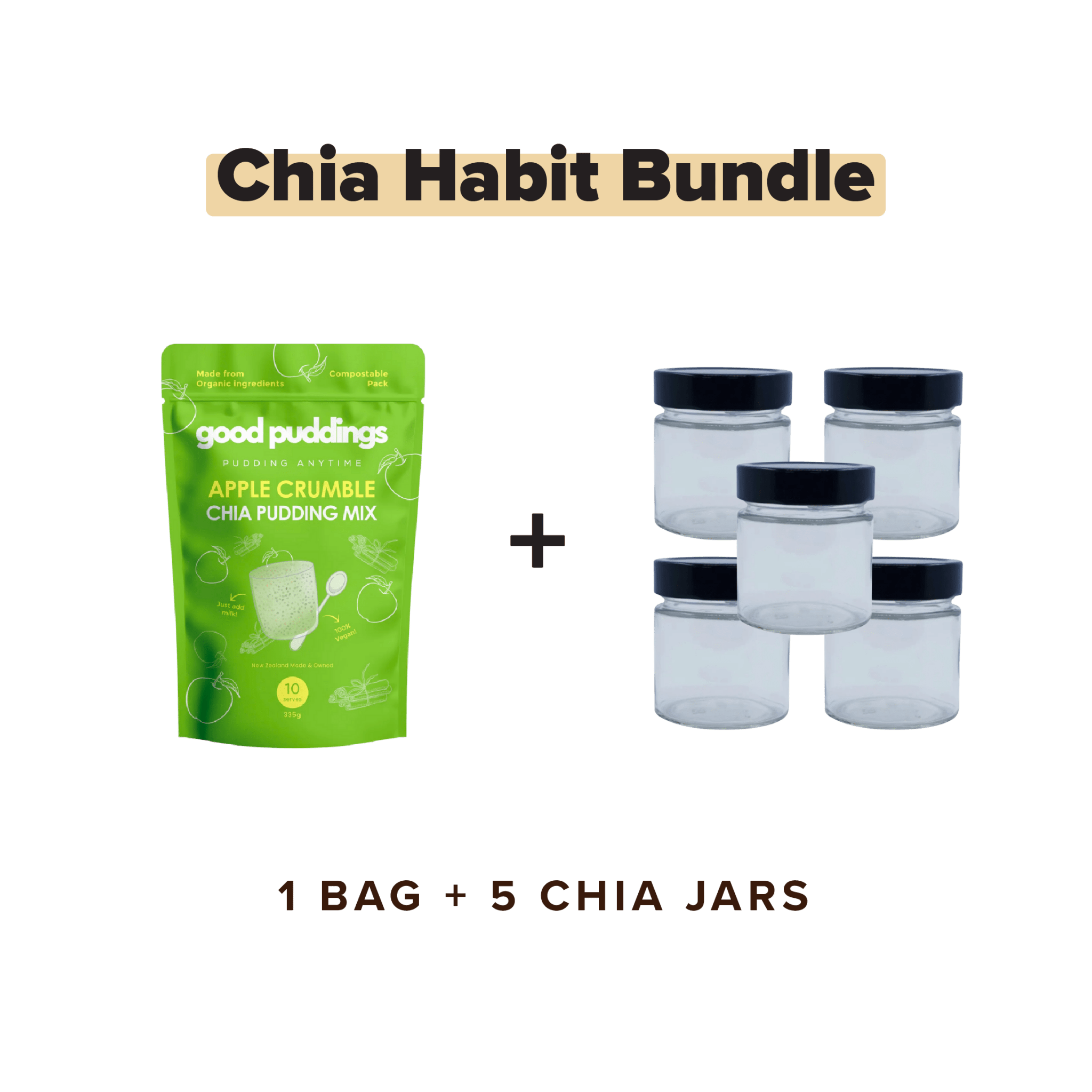 Apple Crumble - Chia Habit Bundle - Good Puddings
