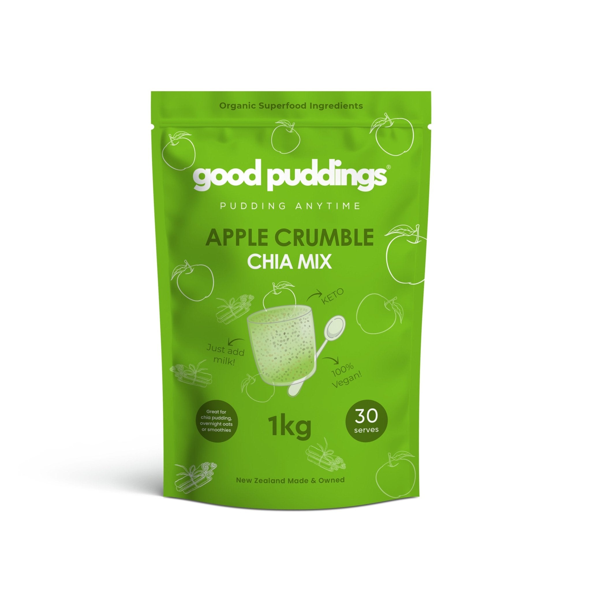 Apple Crumble Chia Mix - Good Puddings