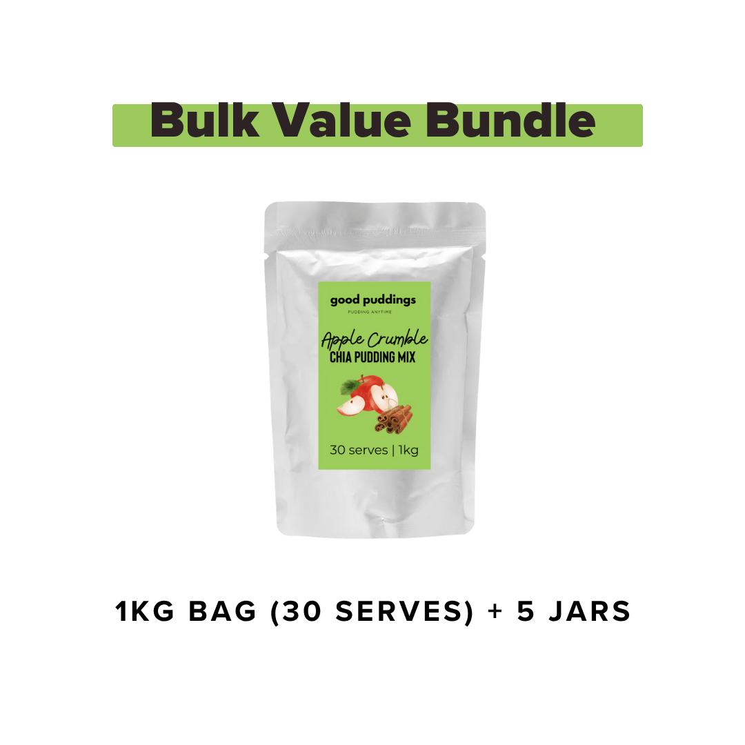 Apple Crumble Chia Mix – Bulk Buy Value Bundle - Good Puddings