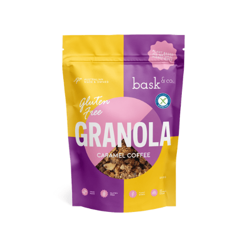 Bask & Co Caramel Coffee Gluten Free Granola - Good Puddings