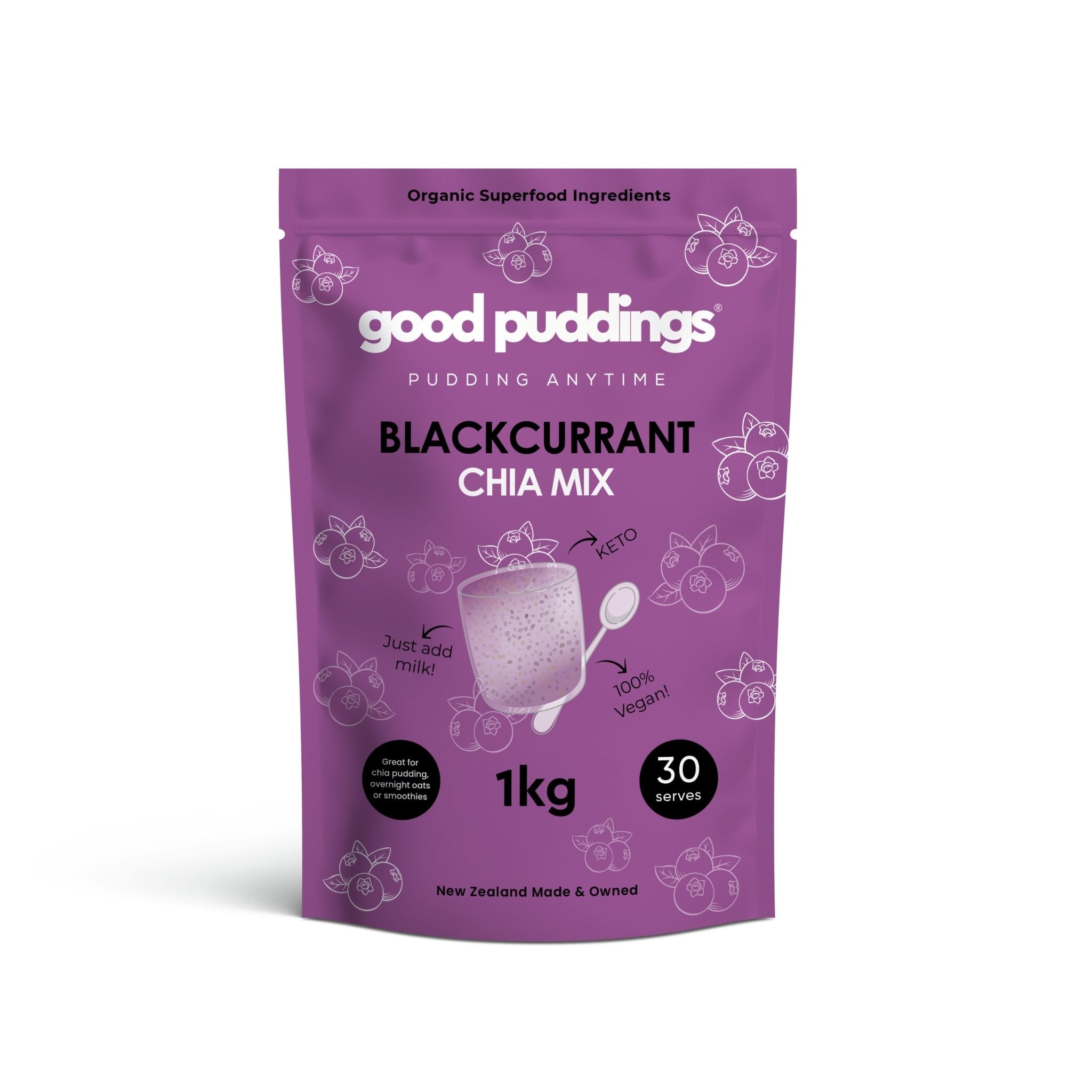 Blackcurrant Chia Mix - Good Puddings