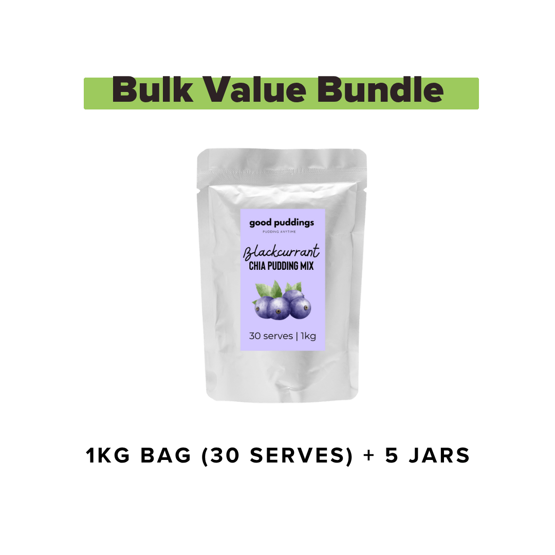 Blackcurrant Chia Mix – Bulk Buy Value Bundle - Good Puddings