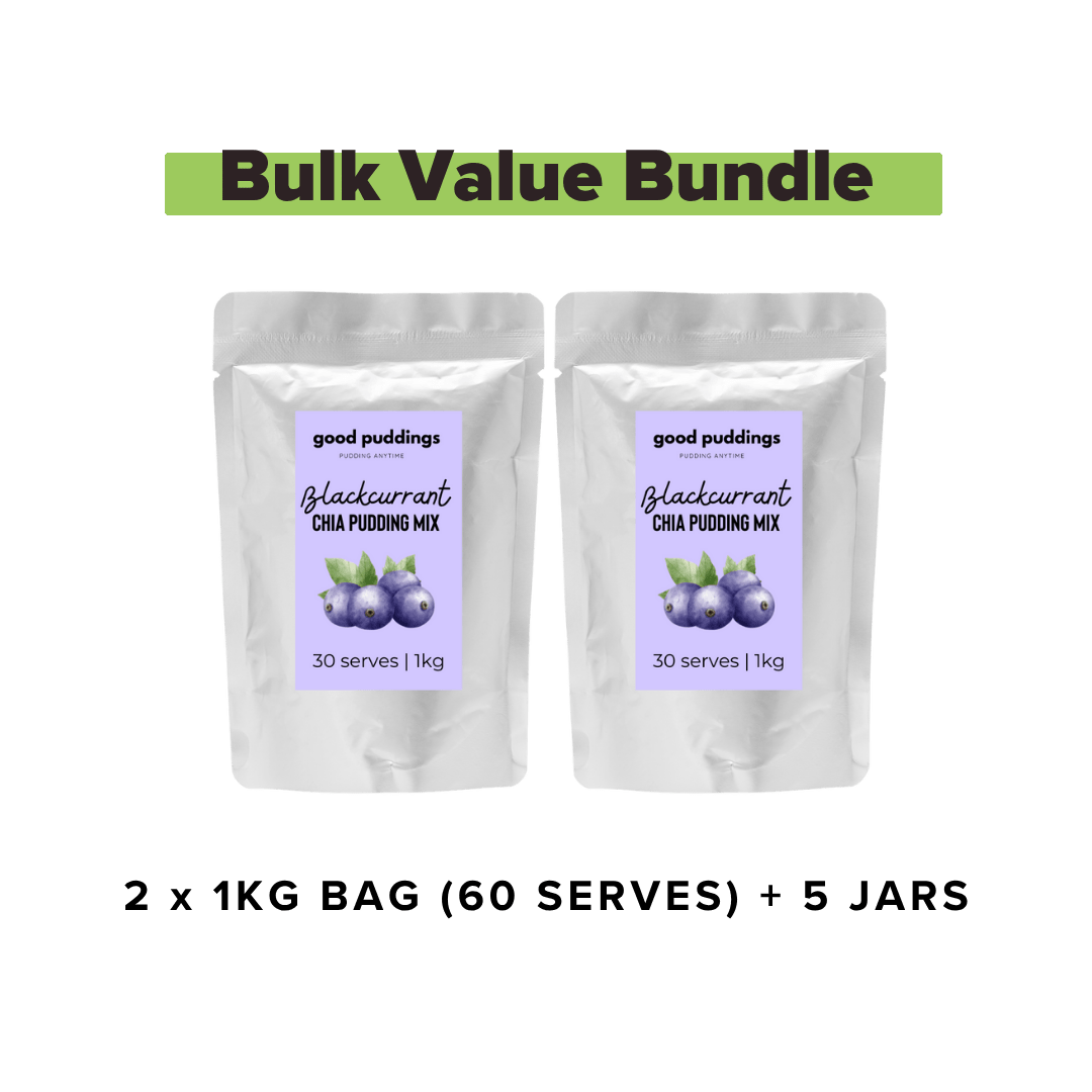 Blackcurrant Chia Mix – Bulk Buy Value Bundle - Good Puddings