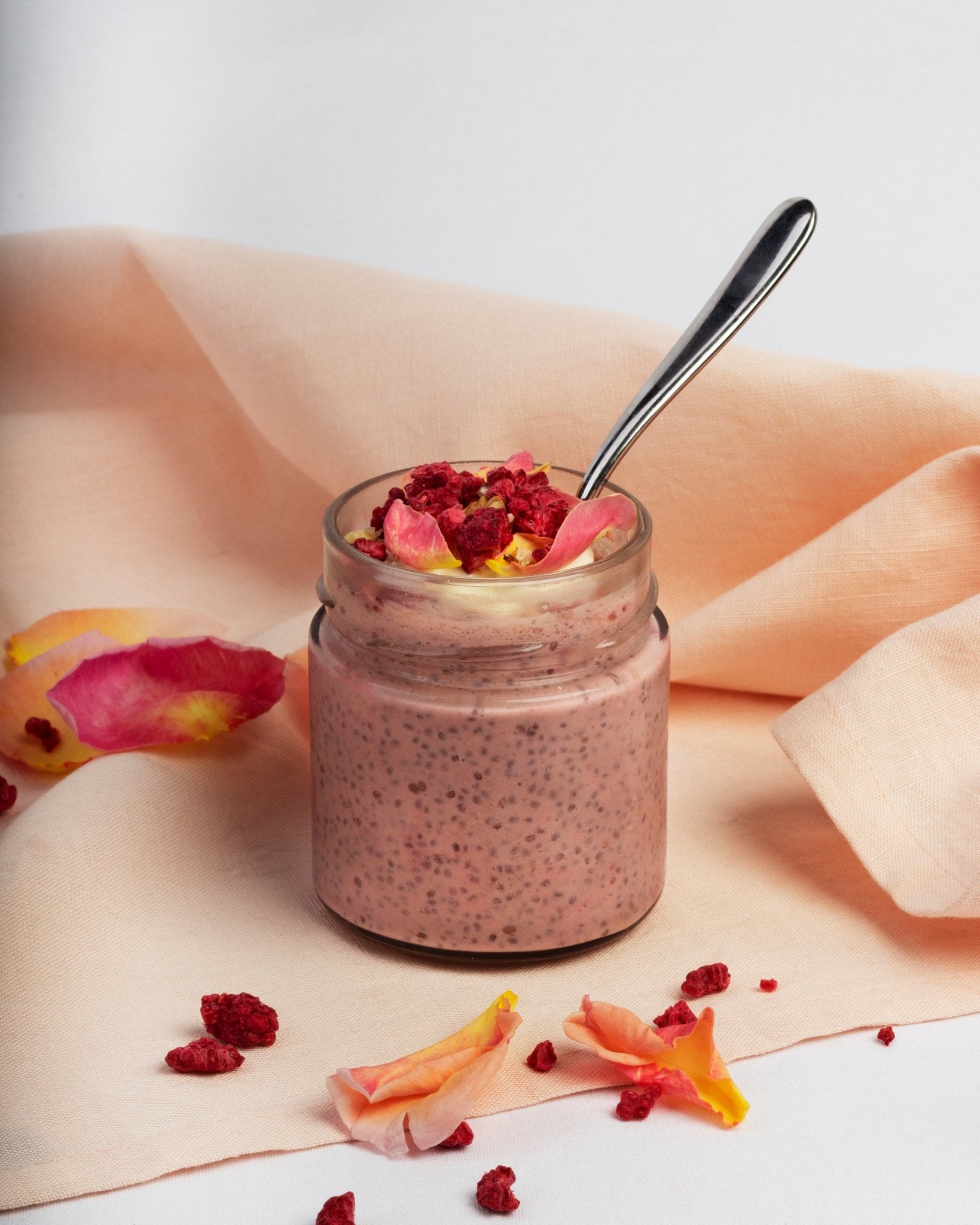 Chia Pudding Mix - Raspberry 1kg bulk // SECONDS - Good Puddings
