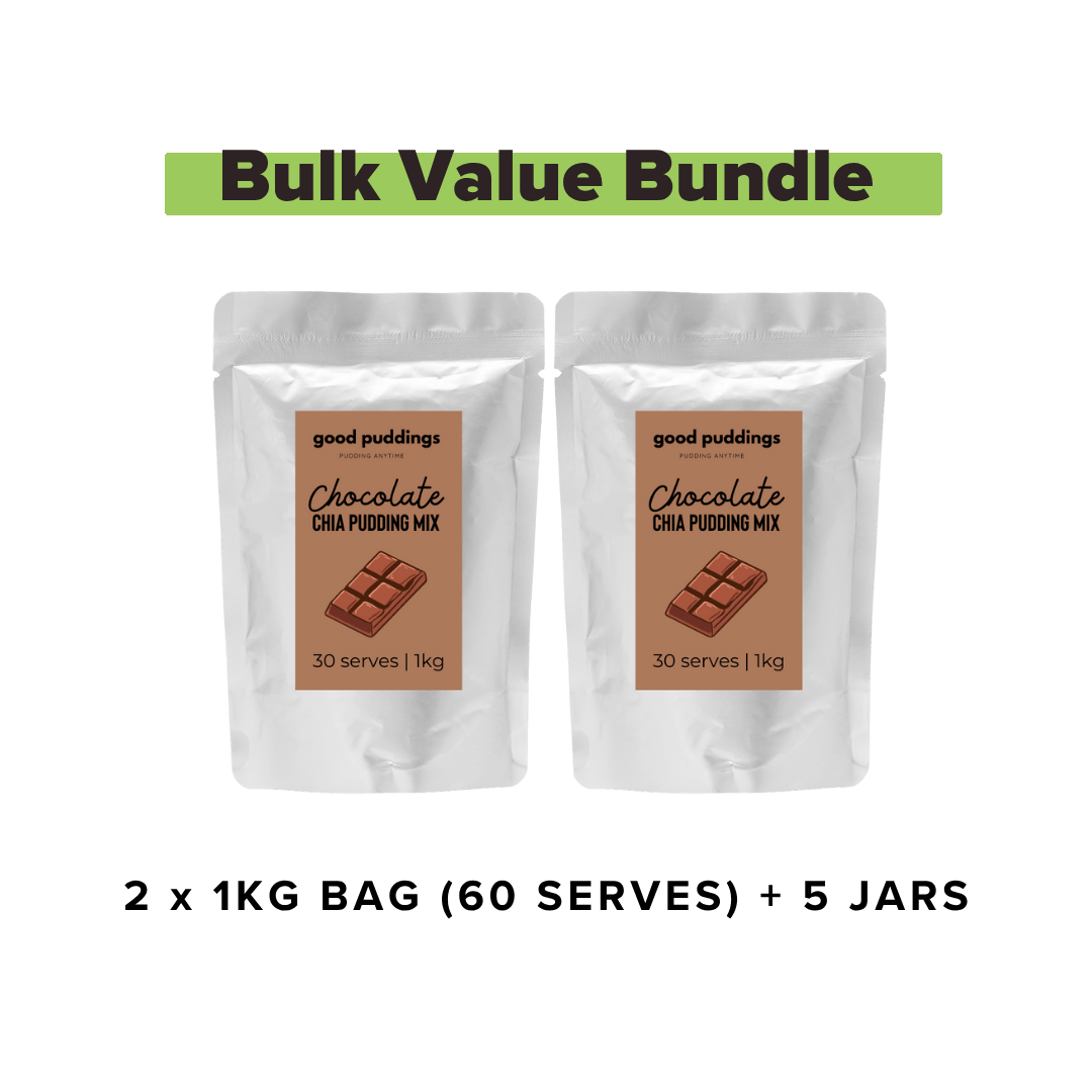 Chocolate Chia Mix – Bulk Buy Value Bundle - Good Puddings