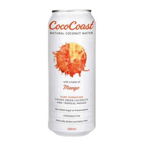 CocoCoast Mango Coconut Water 500ml - Good Puddings