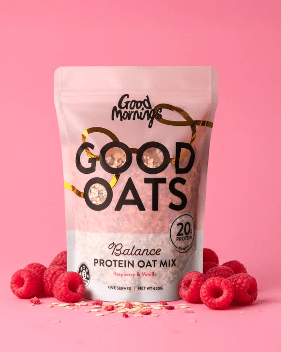 Good Mornings Balance Raspberry & Vanilla Overnight Oat Mix - Good Puddings