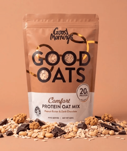 Good Mornings Comfort Peanut Butter & Chocolate Protein Oats - Good Puddings