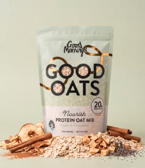 Good Mornings Nourish Apple & Cinnamon Protein Oats - Good Puddings