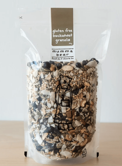 Mumma Bear Gluten Free Buckwheat Granola - Good Puddings