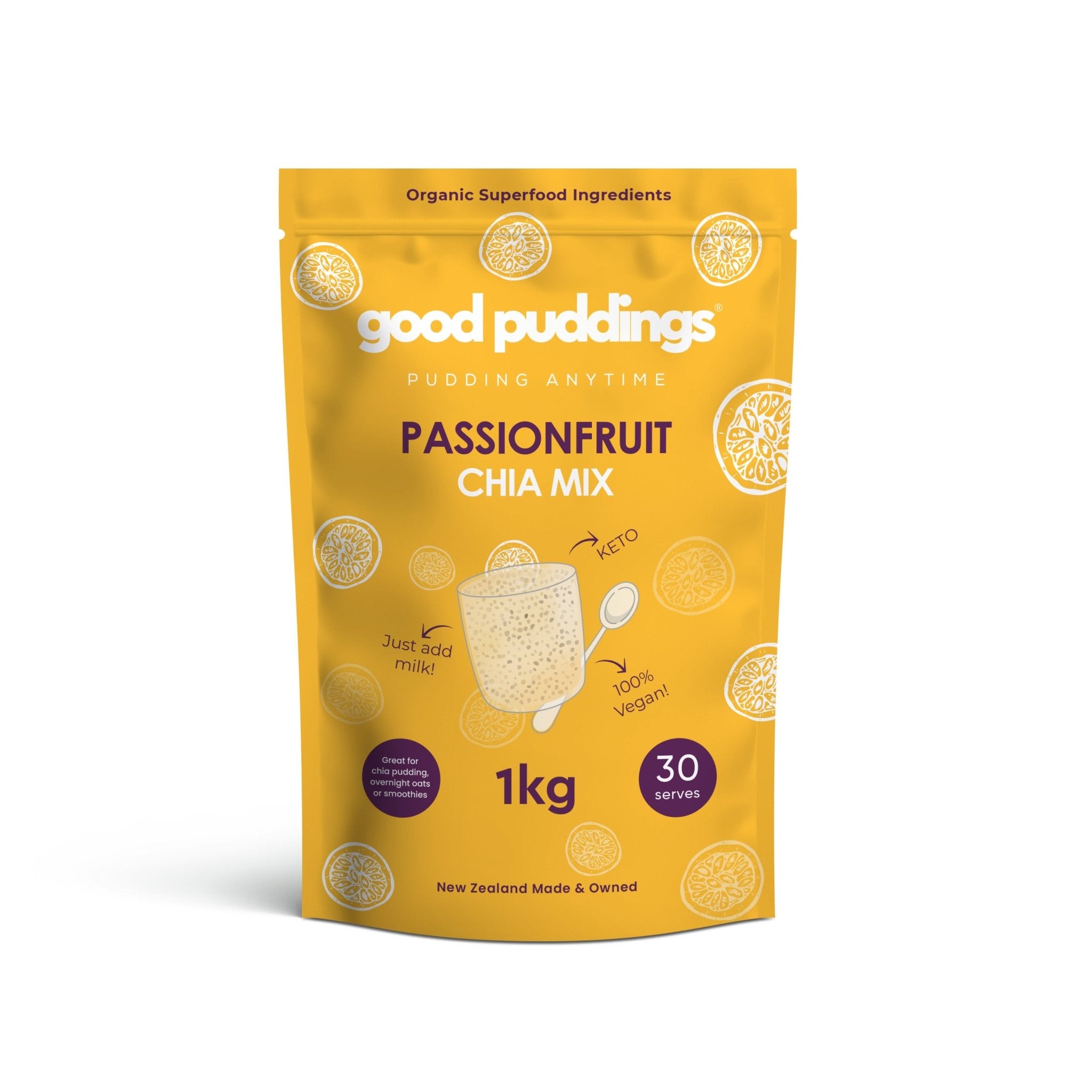 Passionfruit Chia Mix - Good Puddings