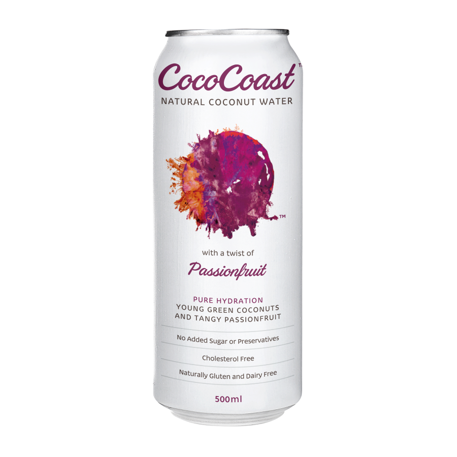 CocoCoast Passionfruit Coconut Water 500ml