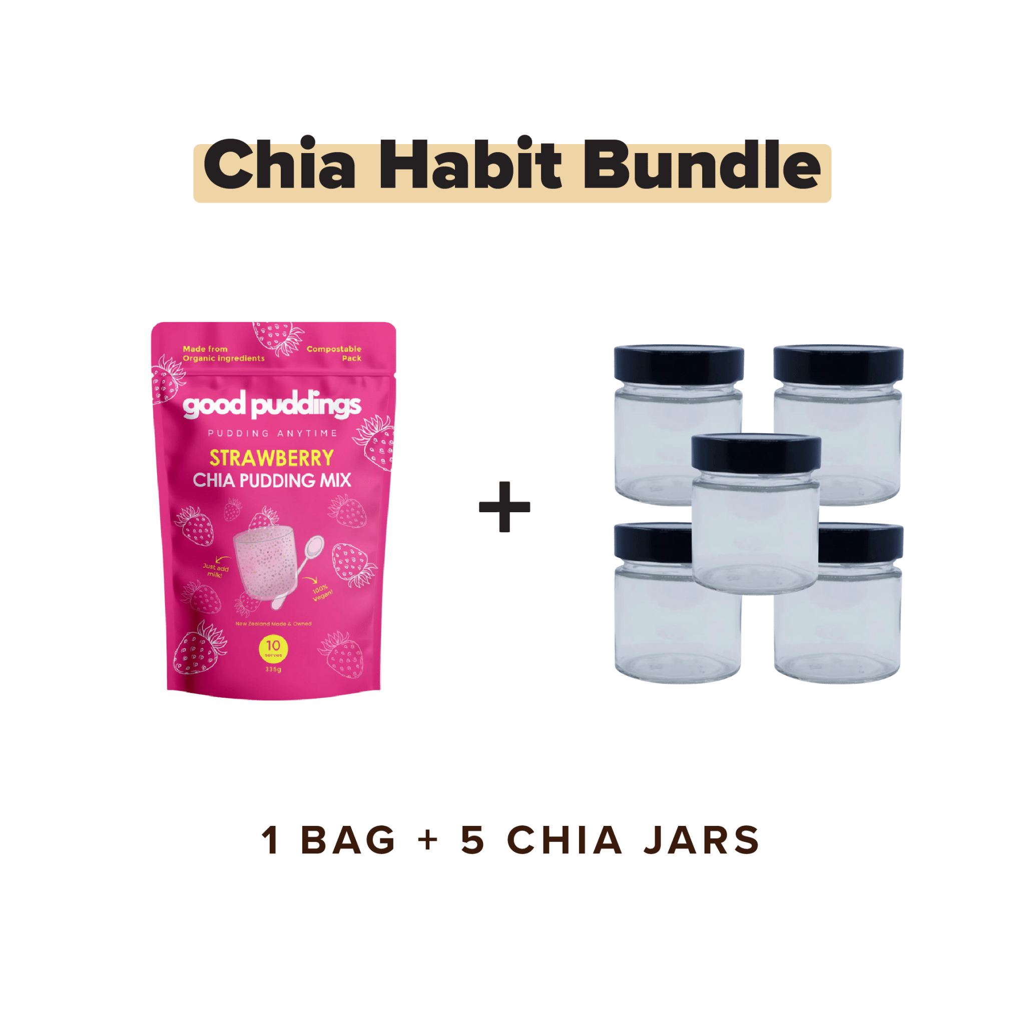 Strawberry - Chia Habit Bundle - Good Puddings