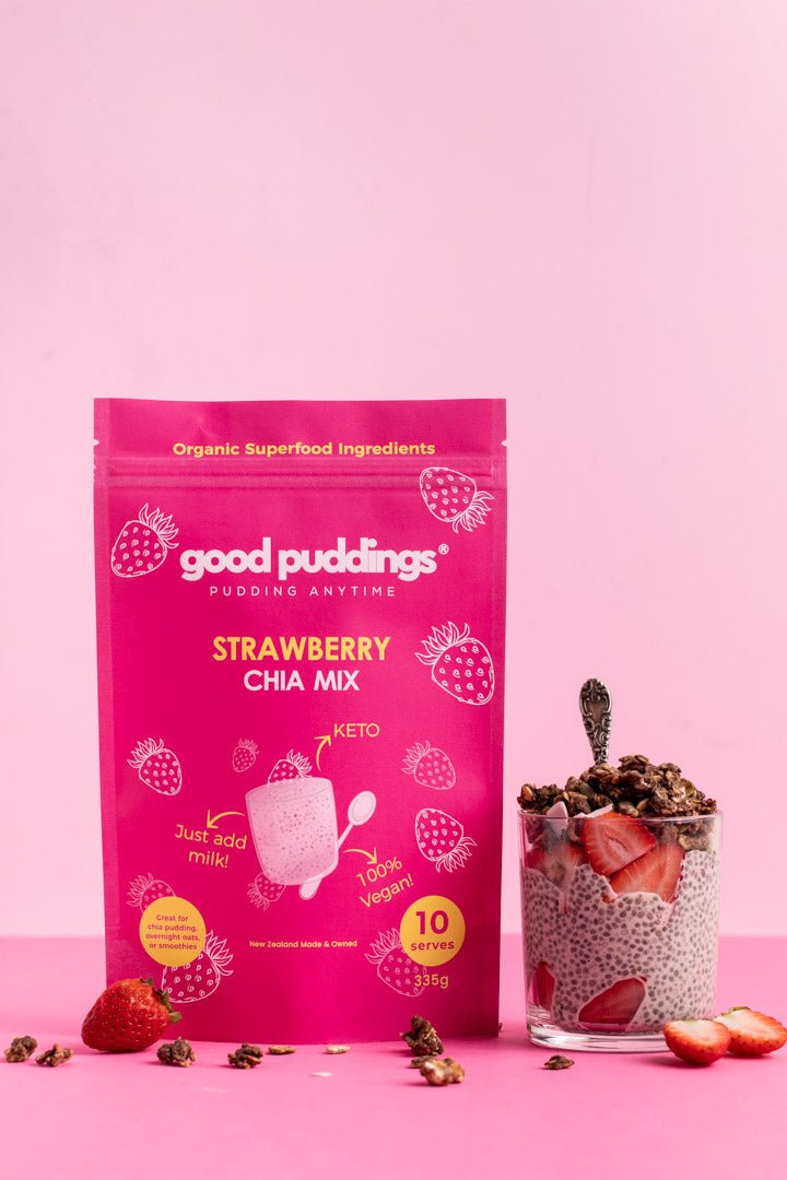Strawberry Chia Mix (Preview) - Good Puddings