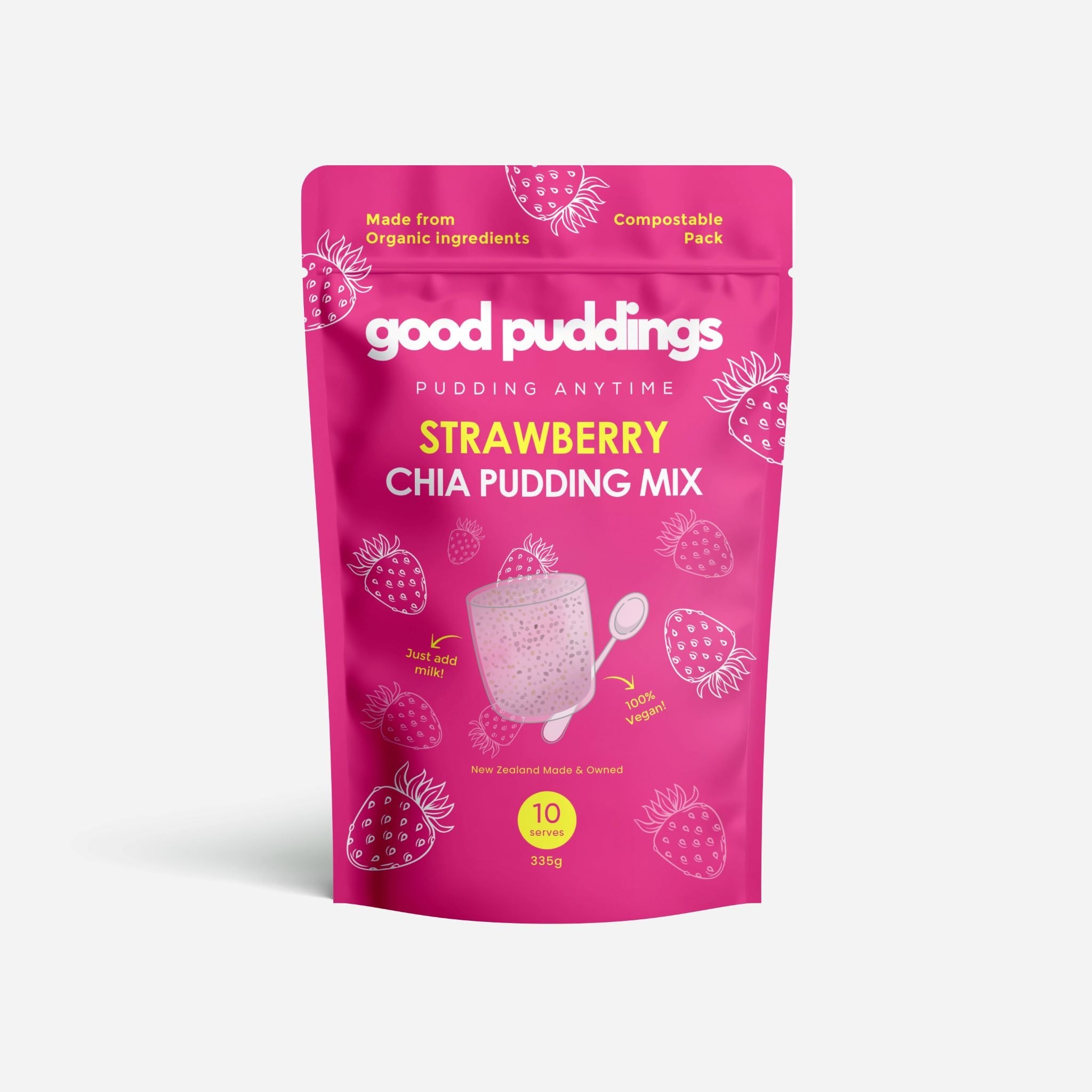Strawberry Chia Mix (Preview) - Good Puddings
